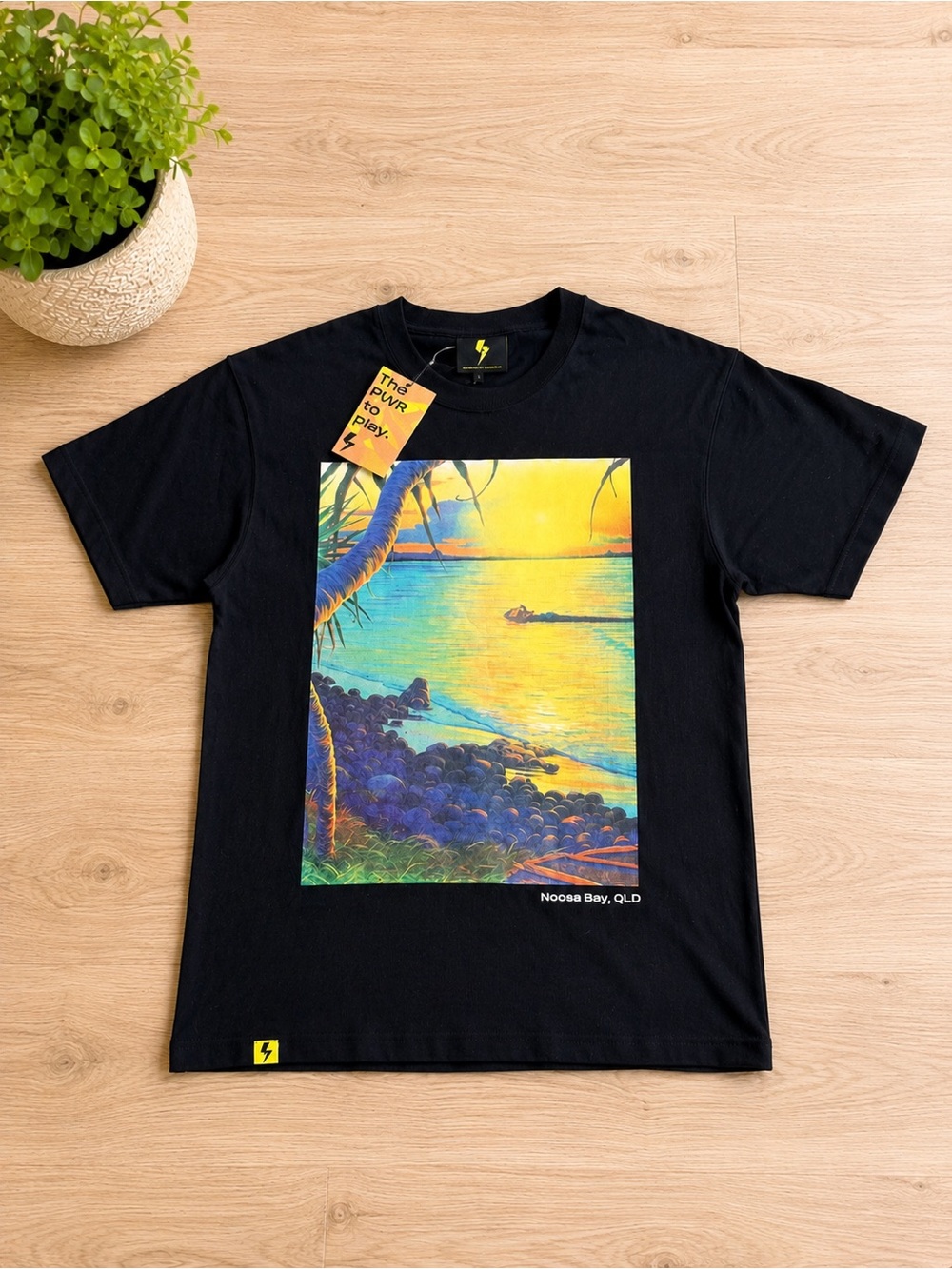 Noosa c b  Bay Black Graphic T-Shirt by